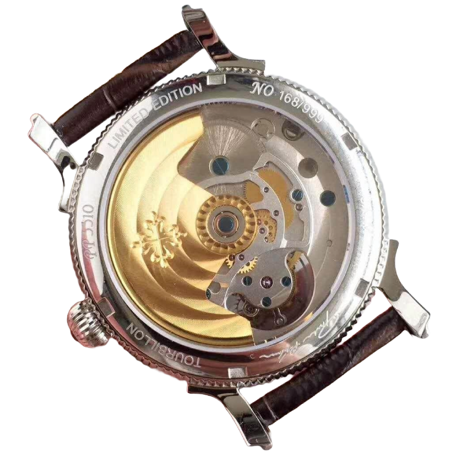 Casual Patek Philippe Tourbillon Moonphase Black Dial Elite Clone Edition 440