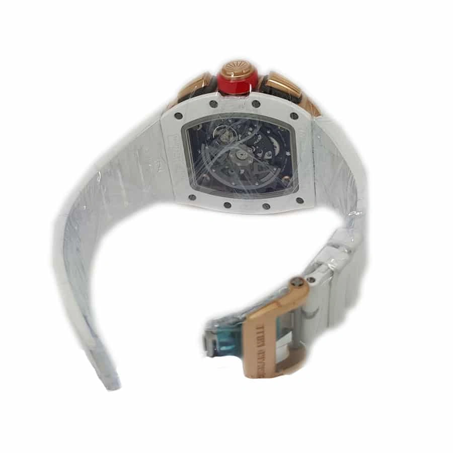 MultiPurpose Richard Mille RM 011 White Demon Chronograph Ultimate Clone Quality 448