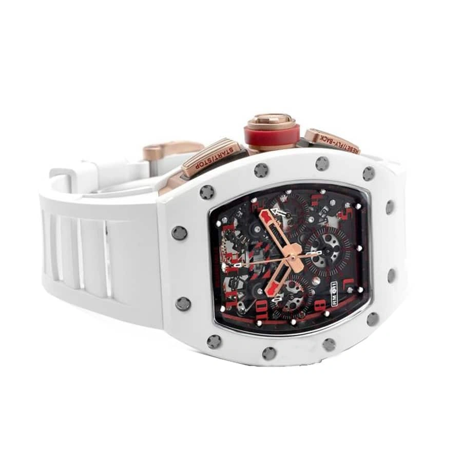 MultiPurpose Richard Mille RM 011 White Demon Chronograph Ultimate Clone Quality 448