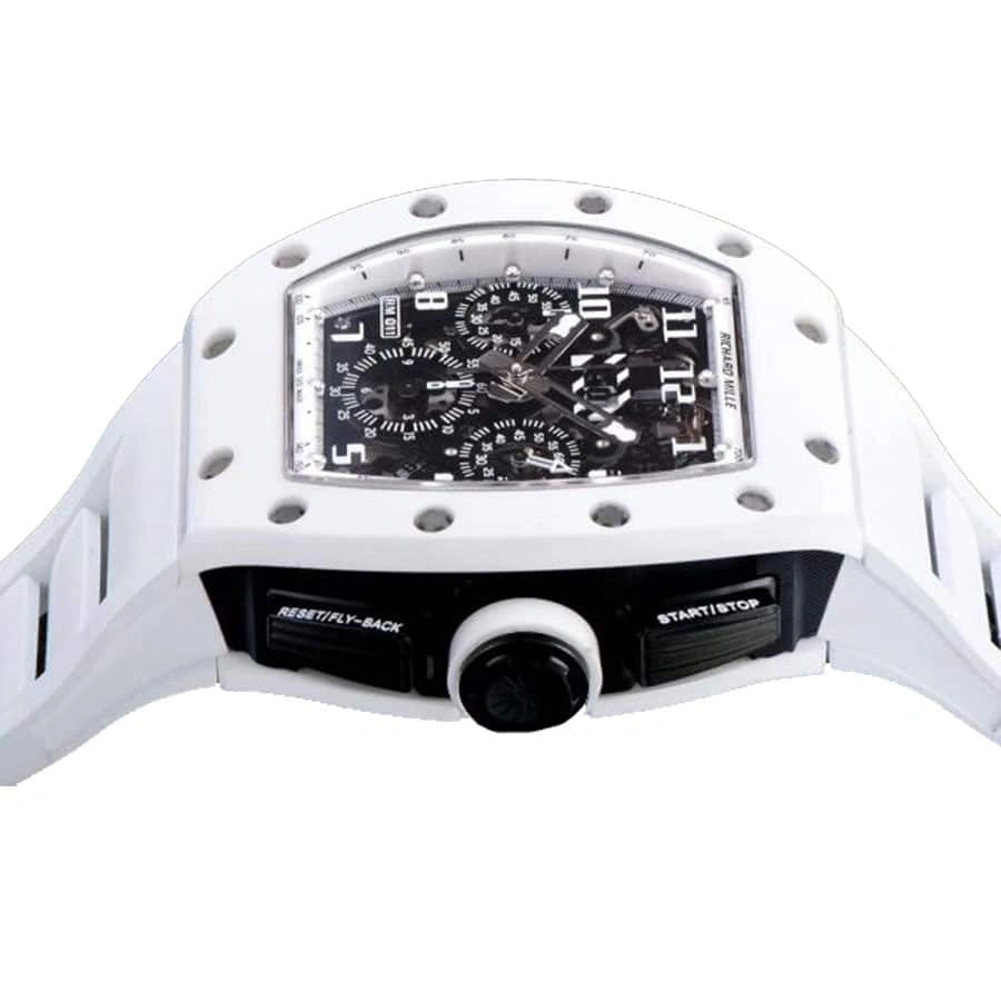 Vibrant Richard Mille RM 011 “White Ghost” Chronograph Precision Replica Edition 451