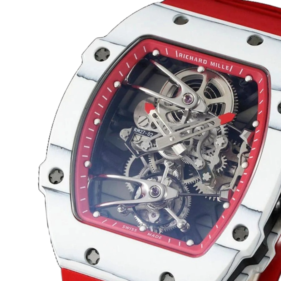 Unisex Richard Mille RM 27-02 Tourbillon “Rafael Nadal” Red Rubber Exceptional Replica 1: 471