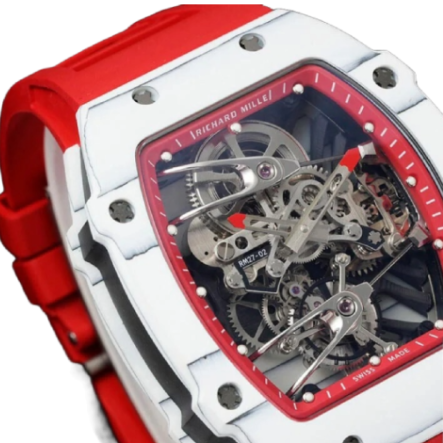 Unisex Richard Mille RM 27-02 Tourbillon “Rafael Nadal” Red Rubber Exceptional Replica 1: 471