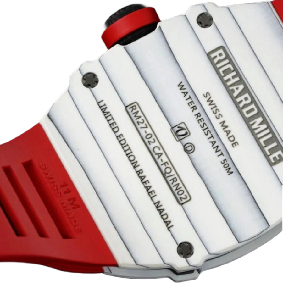 Unisex Richard Mille RM 27-02 Tourbillon “Rafael Nadal” Red Rubber Exceptional Replica 1: 471