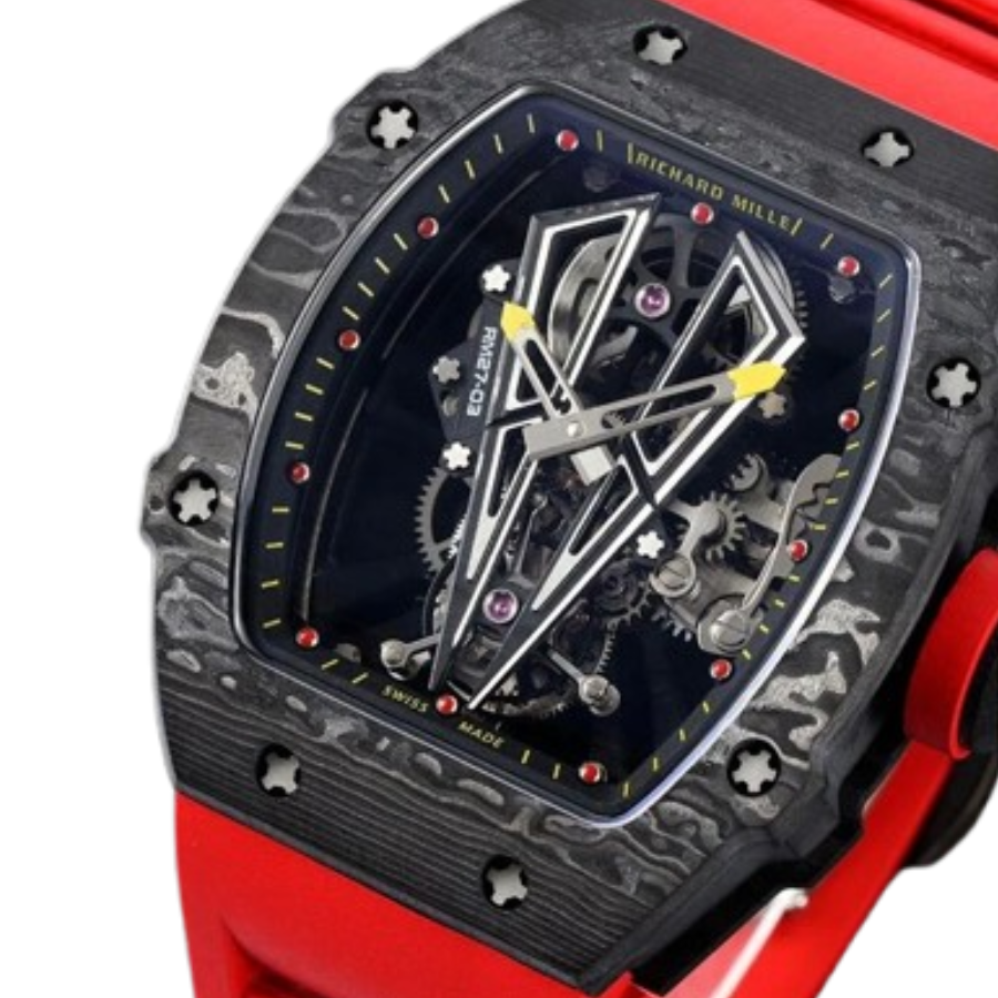 Richard Mille RM 27-03 “Rafael Nadal” Red Rubber Supreme Replica Edition Vibrant 478