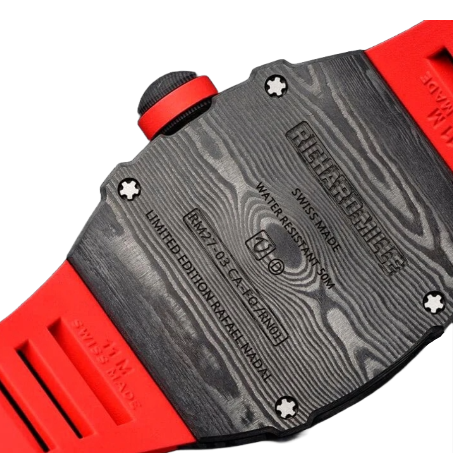 Richard Mille RM 27-03 “Rafael Nadal” Red Rubber Supreme Replica Edition Vibrant 478