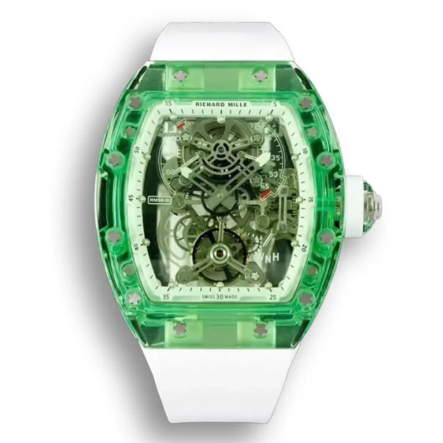 HighQuality Richard Mille RM 35-02 “Green Quartz TPT” Ultra Luxury Clone 484