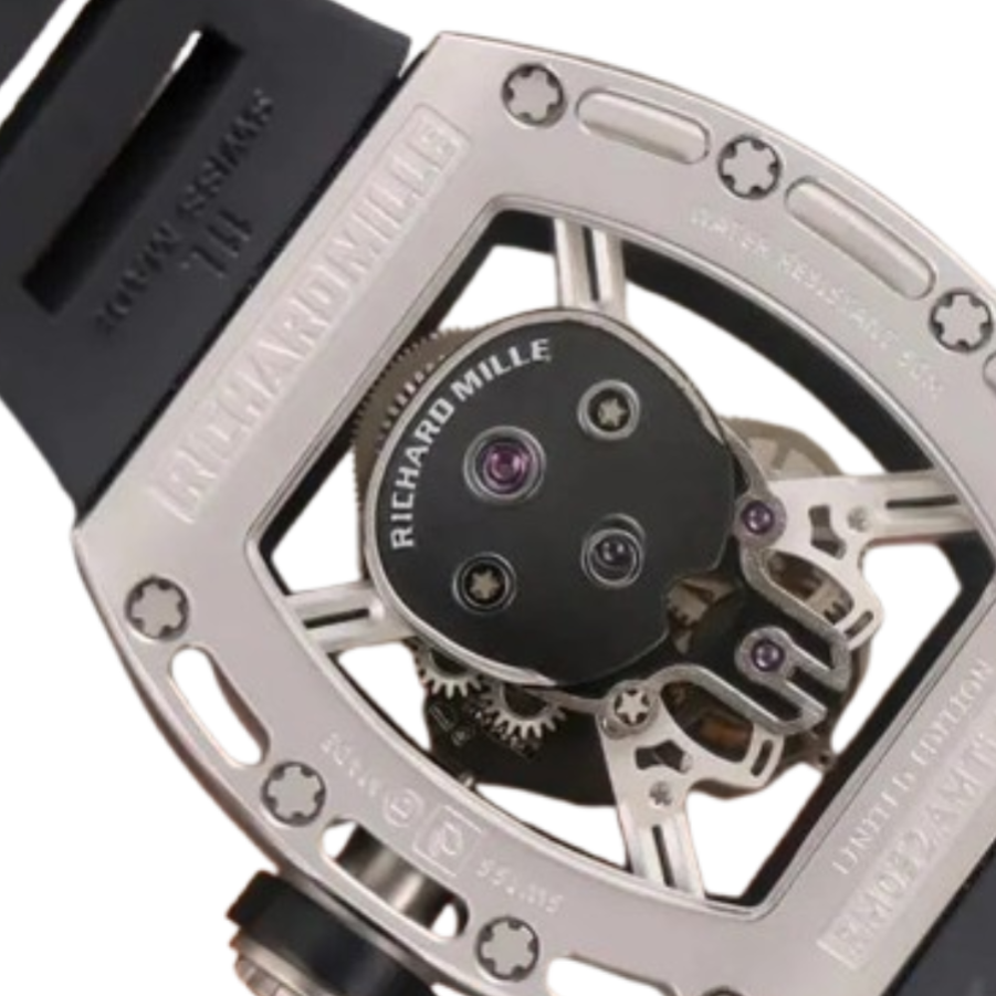 Richard Mille RM 52-01 Tourbillon “Skull” Grey Exclusive Clone Edition ZipUp 488