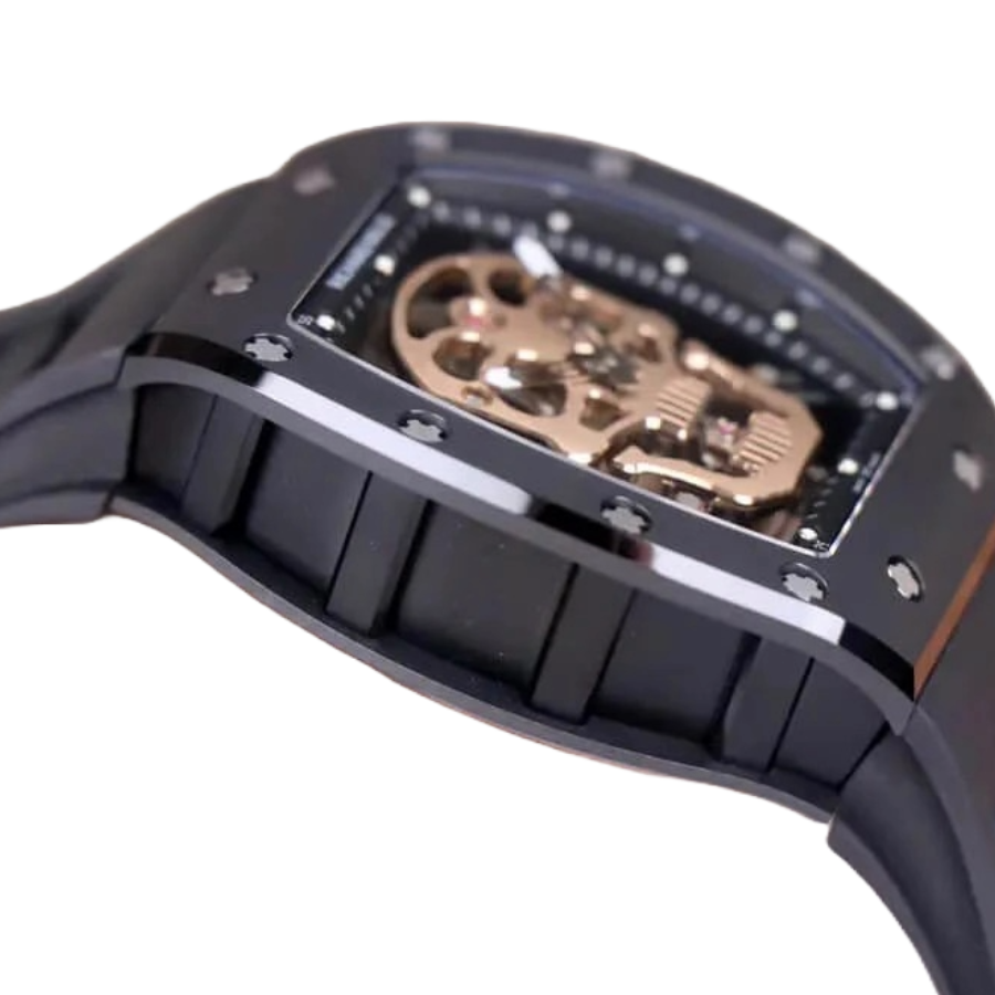 NewStyle Richard Mille RM 52-01 Tourbillon “Skull” Rose Gold Luxury Clone Quality 491