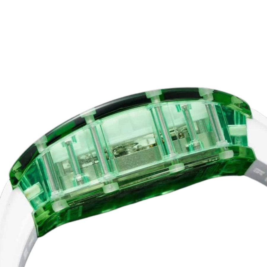 Richard Mille RM 56-01 Tourbillon Green Transparent Superior Replica Affordable 494