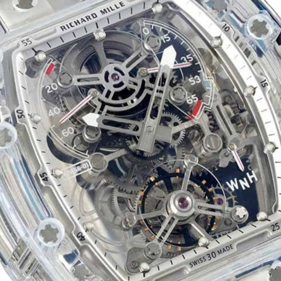 FlexibleFit Richard Mille RM 56-01 Tourbillon Transparent Authentic Clone 1: 496