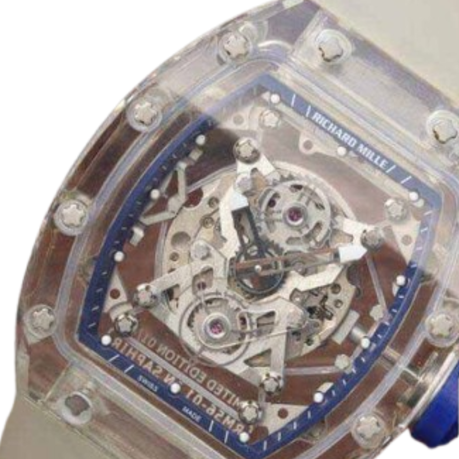 Richard Mille RM 56-02 Tourbillon Transparent Deluxe Replica Edition FreshLook 499