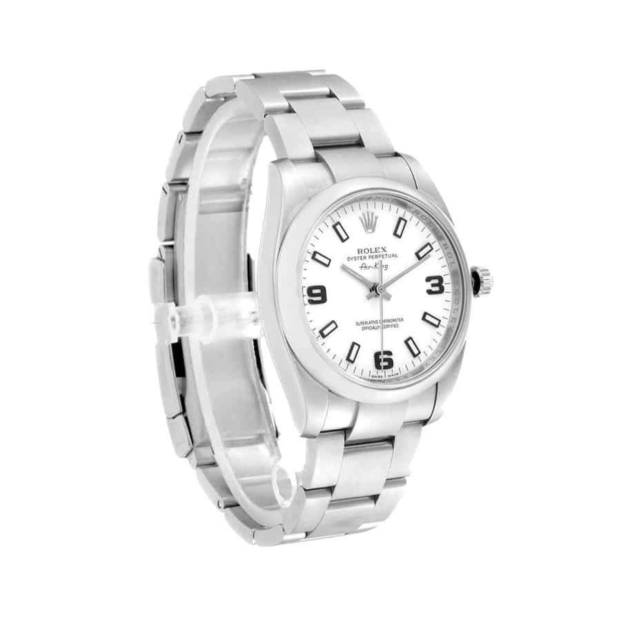 Rolex Air-King Stainless Steel White Dial 114200 Elite Clone Edition Attractive 518