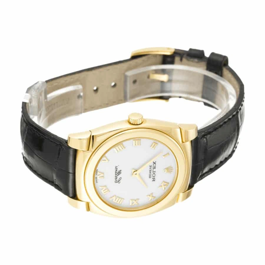Popular Rolex Cellini Geneve Yellow Gold White 5320 8 Precision Replica Edition 510