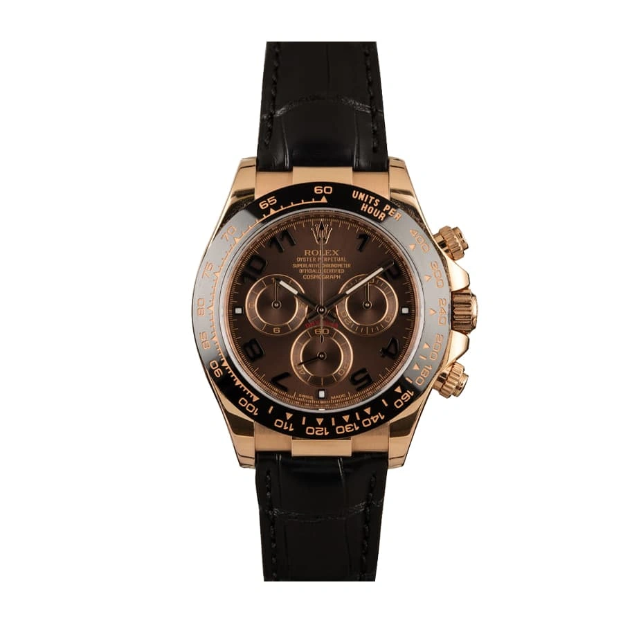 Sleek Rolex Cosmograph Daytona 116515LNBR Precision Clone 538