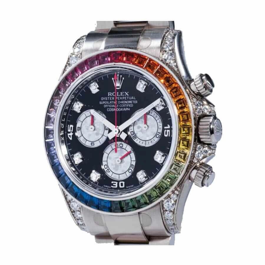 Rolex Cosmograph Daytona 116599RBOW “Black Diamond” Exclusive Clone Edition Seasonal 1048