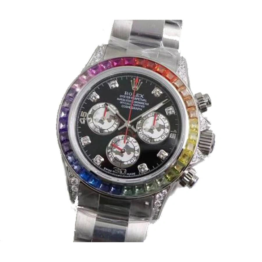 Rolex Cosmograph Daytona 116599RBOW “Black Diamond” Exclusive Clone Edition Seasonal 1048