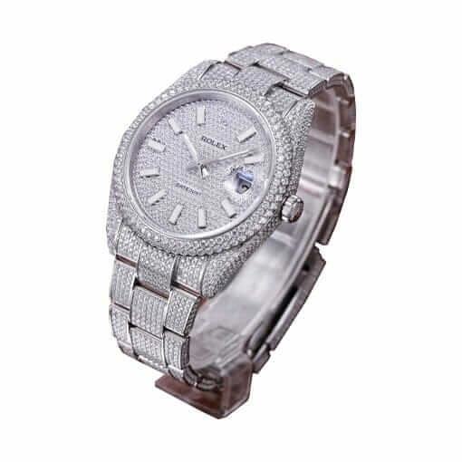 HighQuality Rolex Datejust 116334 “Iced Out” Near  Replica 568