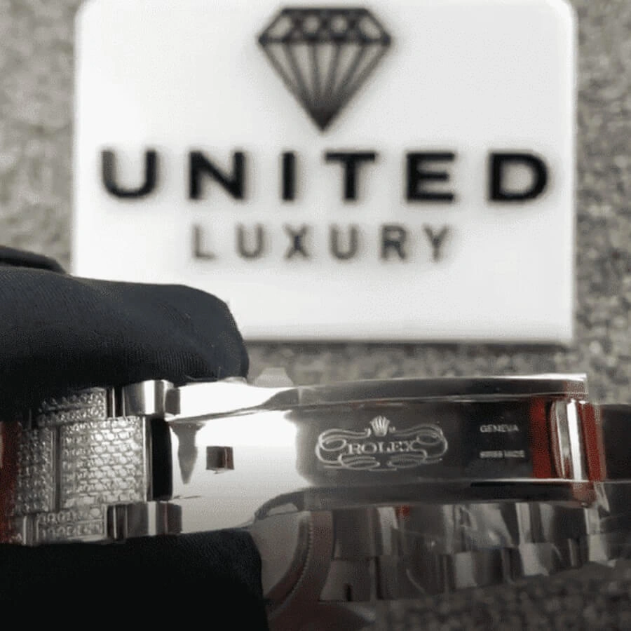 Thermal Rolex Datejust 126300 “Iced Out Arabic Dial” Super Clone Quality 1059
