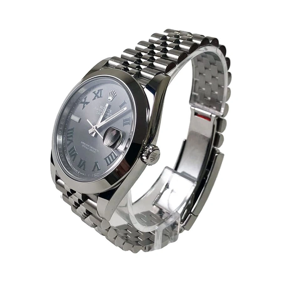Breathable Rolex Datejust 126300 “Slate Roman Dial” Supreme Clone Quality 604