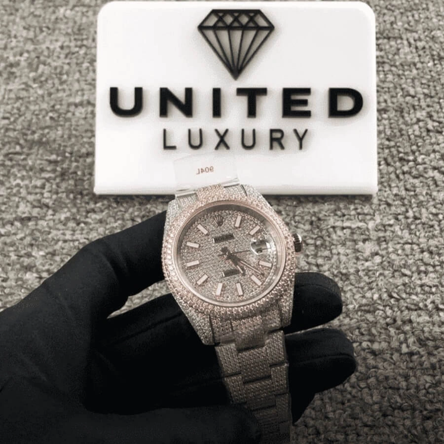 Packable Rolex Datejust 126303 “Two-Tone Iced Out”  Duplicate Edition 1063