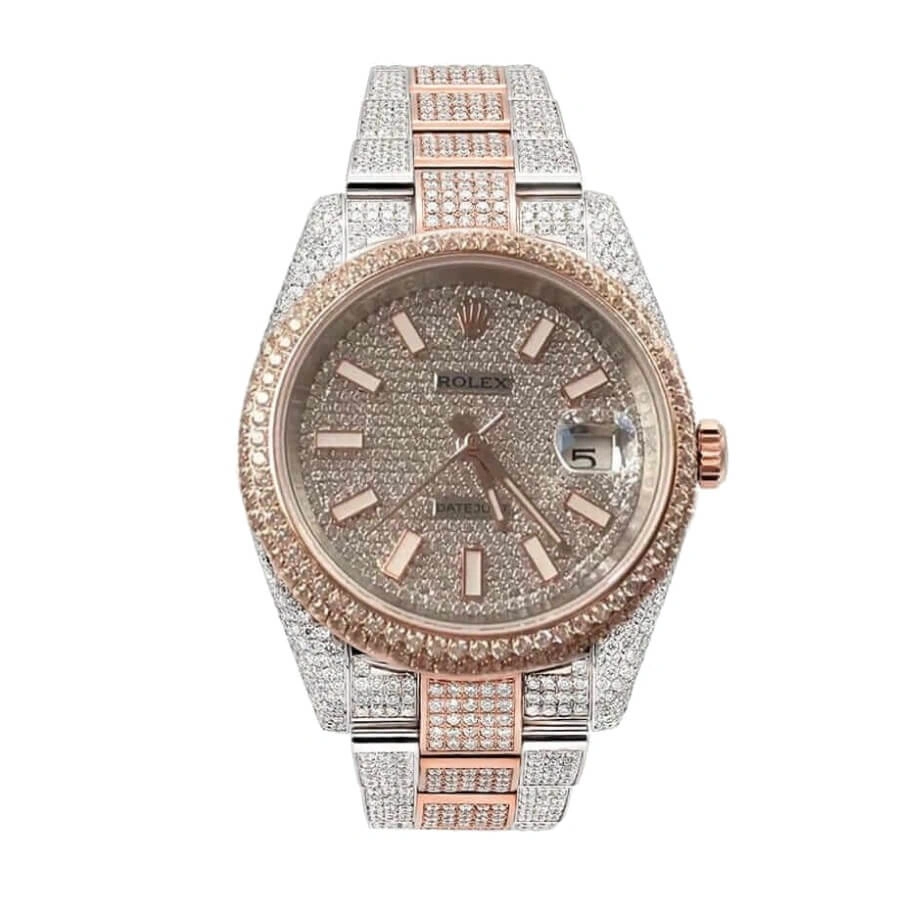 Packable Rolex Datejust 126303 “Two-Tone Iced Out”  Duplicate Edition 1063