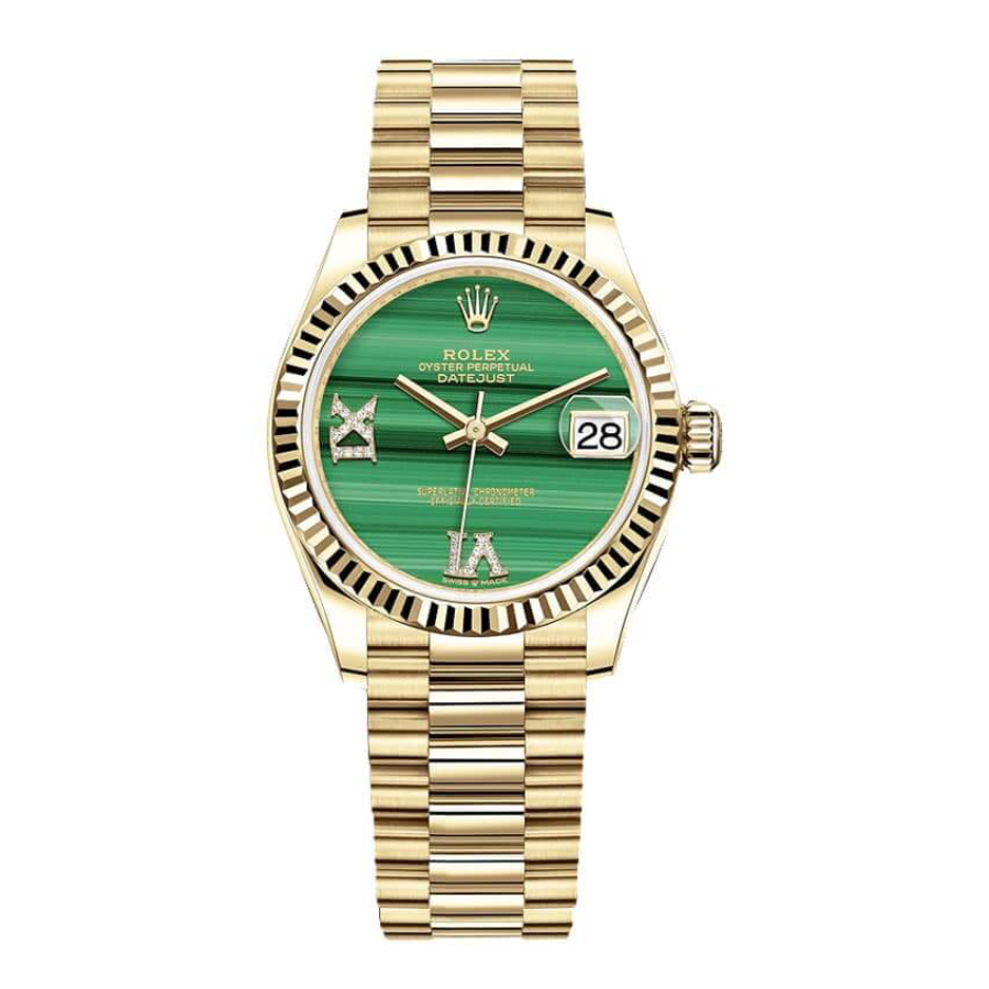 Rolex Datejust 126333 “Gold Green Dial” Signature Replica 1: SunProtective 1060