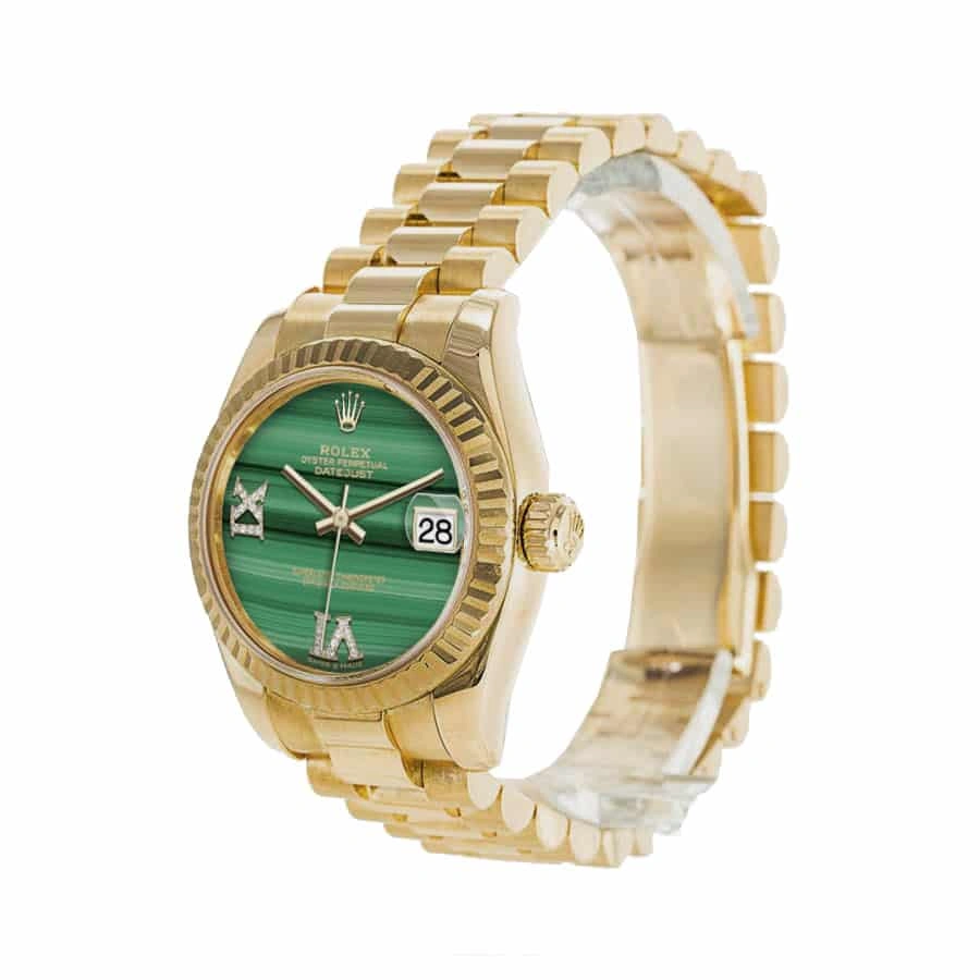 Rolex Datejust 126333 “Gold Green Dial” Signature Replica 1: SunProtective 1060