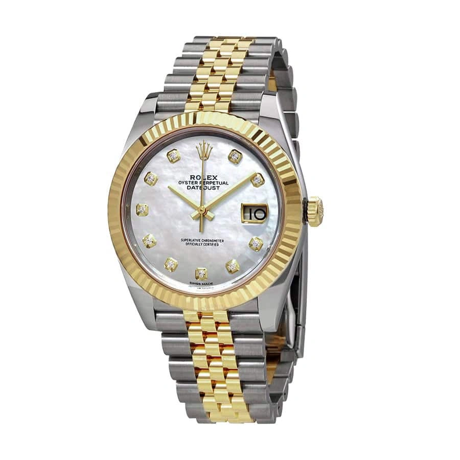QuickDry Rolex Datejust 126333 Mother Of Pearl Diamond Dial Ultra Fine Replica 625