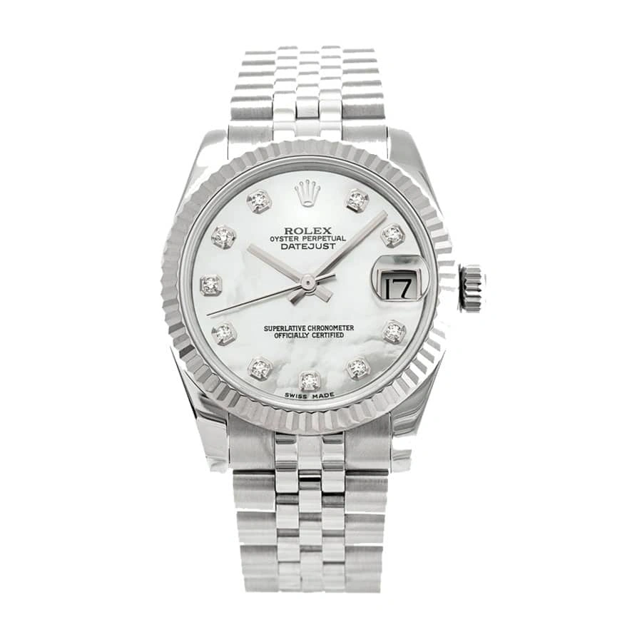 Popular Rolex Datejust 178274 MOP Diamond Dial Swiss Super Clone 643