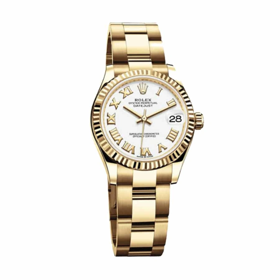 Rolex Datejust 278278 Yellow Gold Fluted Bezel Top Replica 1: Snug 663