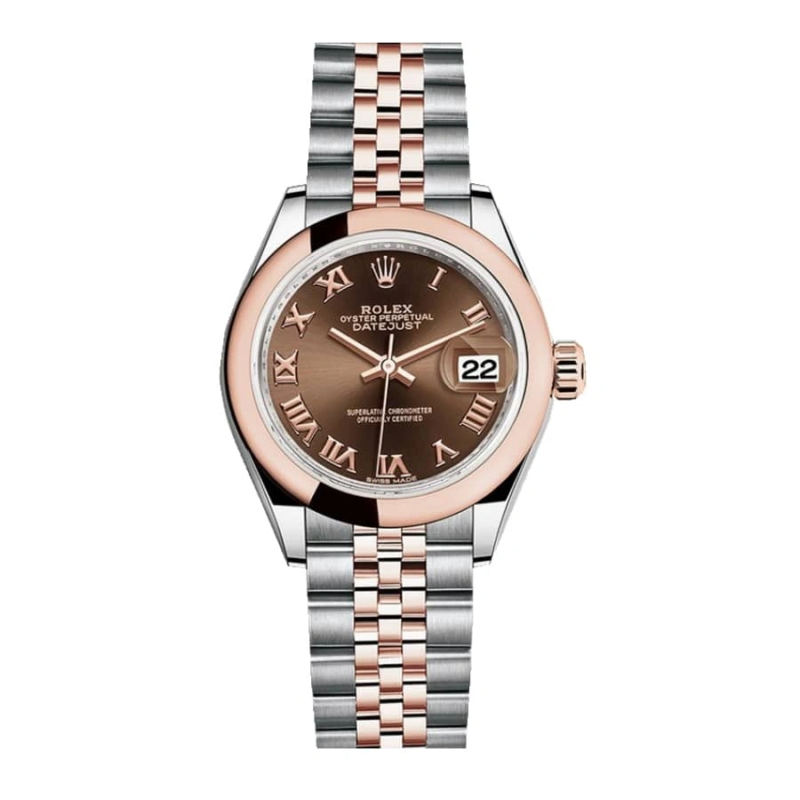 Lightweight Rolex Datejust 278341RBR Chocolate Diamond Dial Authentic Clone 1: 659