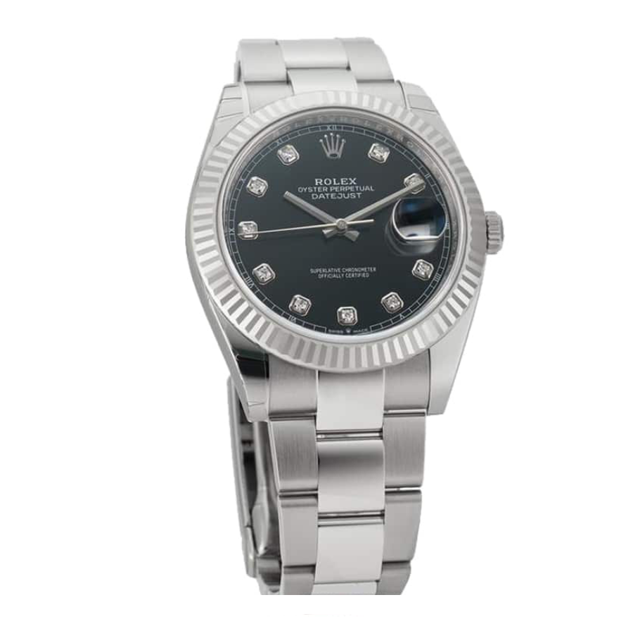 EyeCatching Rolex Datejust Black Diamond 126334 Exact Replica 1: 674