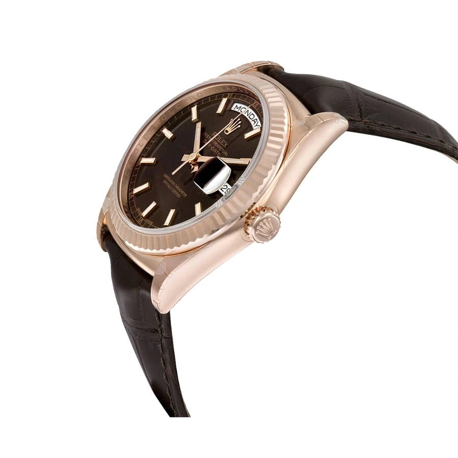 Affordable Rolex Day-Date 118135-0002 “Brown Dial” Detailed Replica 695