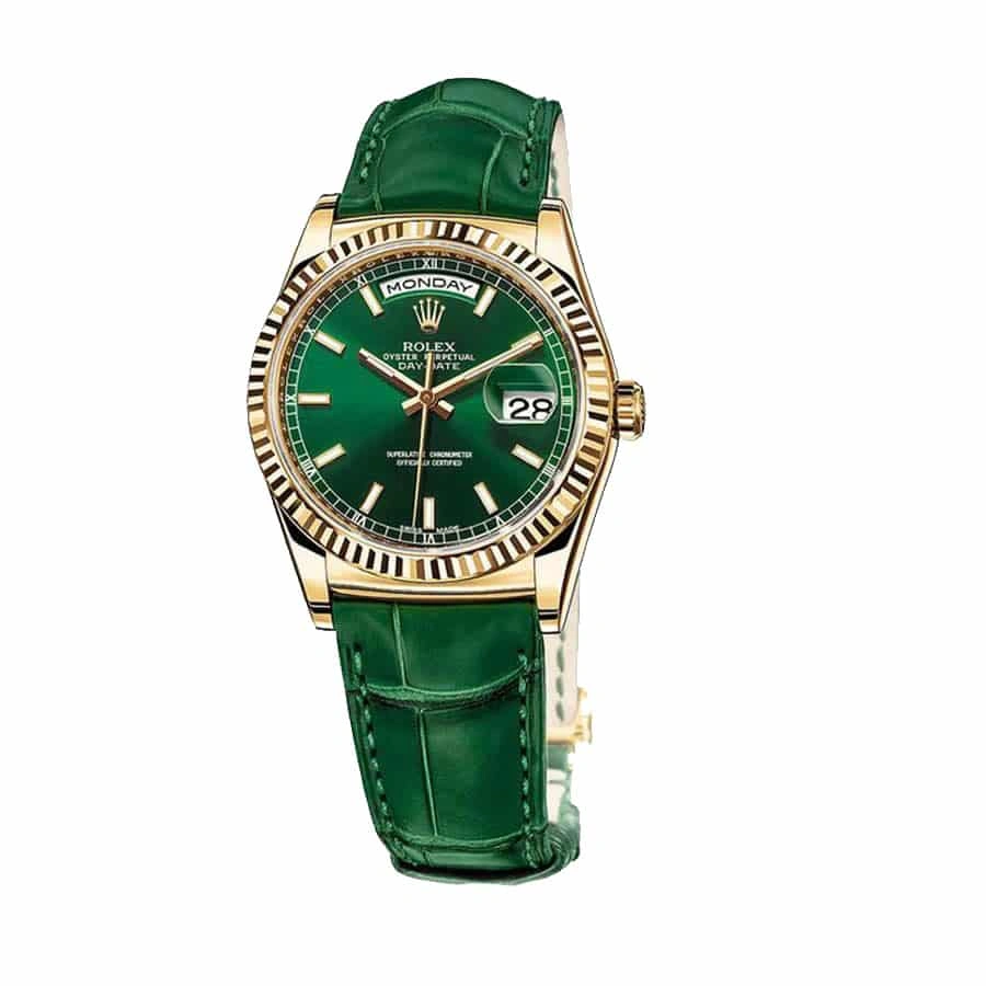 SunProtective Rolex Day-Date 118138-0003 “Green Dial” Superior Replica 700