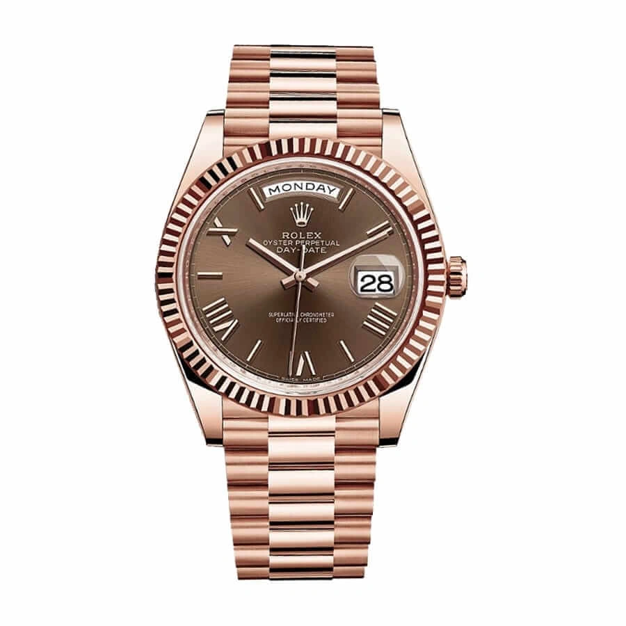 Bold Rolex Day-Date 118139 “Chocolate Dial” Near  Replica 694