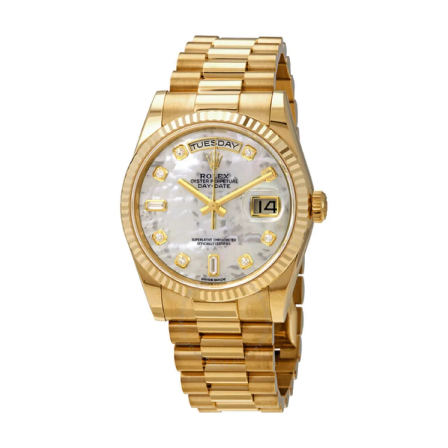 Rolex Day-Date 128238 “Mother of Pearl” Swiss Super Clone Comfortable 703