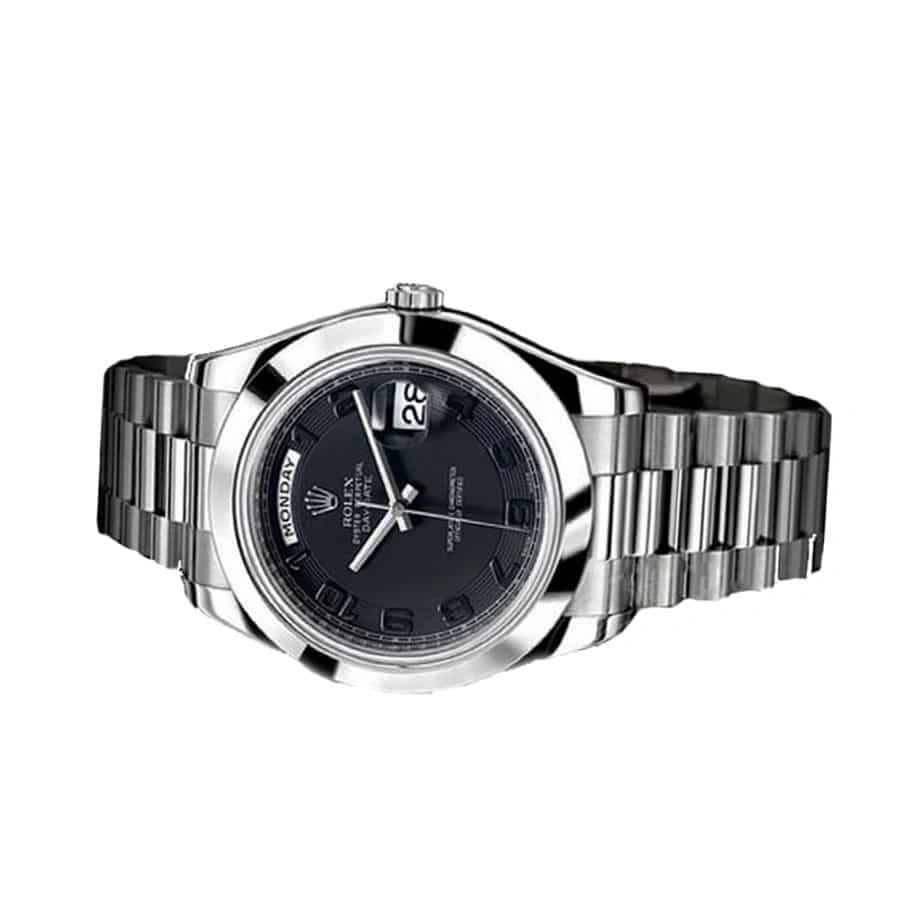Resilient Rolex Day-Date 218206 “Black Dial” Supreme Replica Edition 712