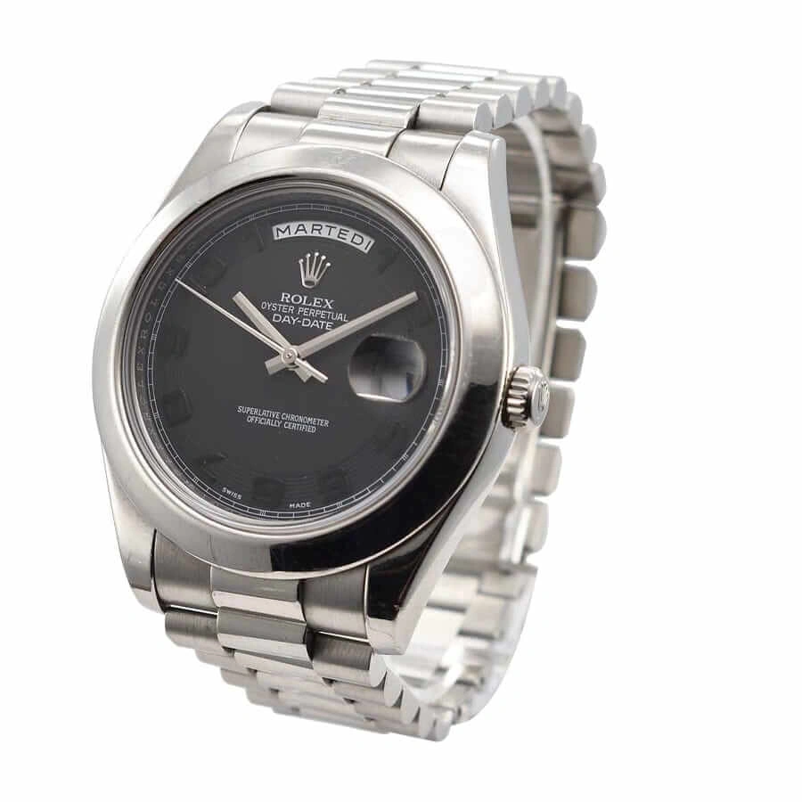 Resilient Rolex Day-Date 218206 “Black Dial” Supreme Replica Edition 712