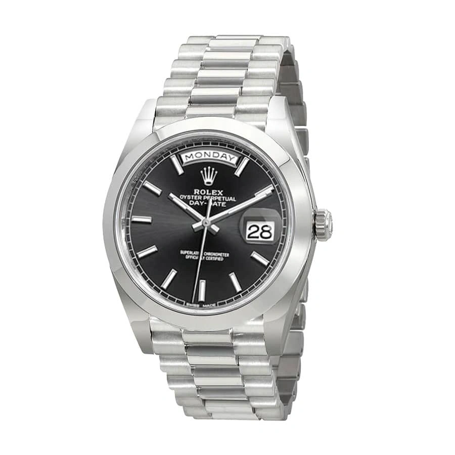 AllSeason Rolex Day-Date 228206 “Black Diagonal Dial”  Copy 1: 717