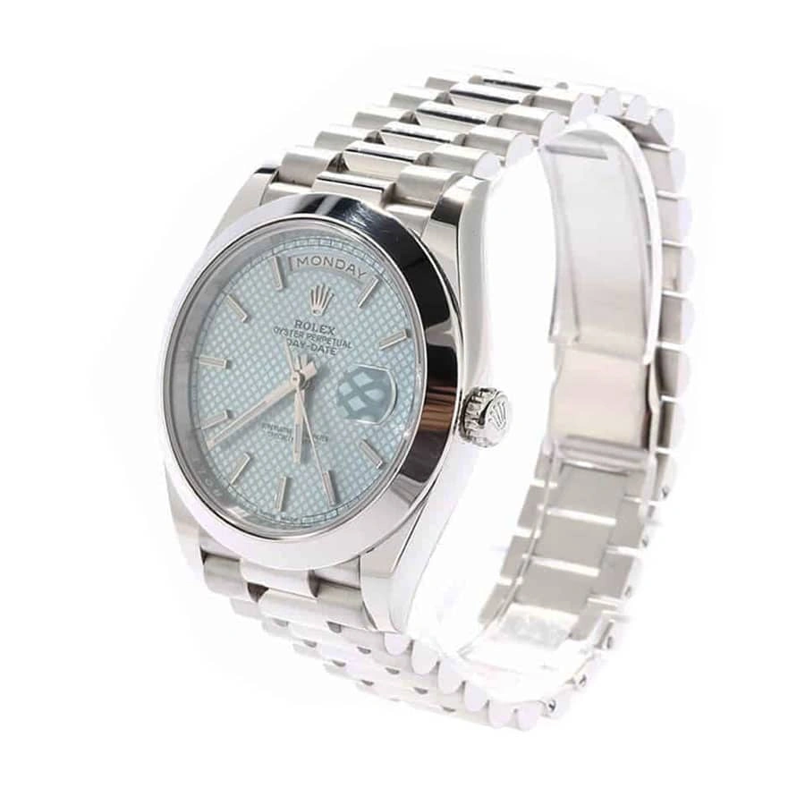 Effortless Rolex Day-Date 228206 “Ice Blue Baguette”  Duplicate 720