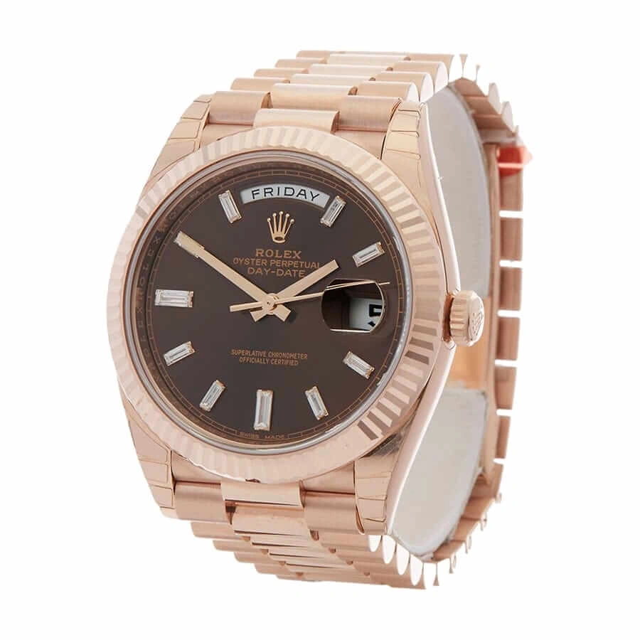 Rolex Day-Date 228235 “Chocolate Dial” Luxury Clone Quality Trendy 724