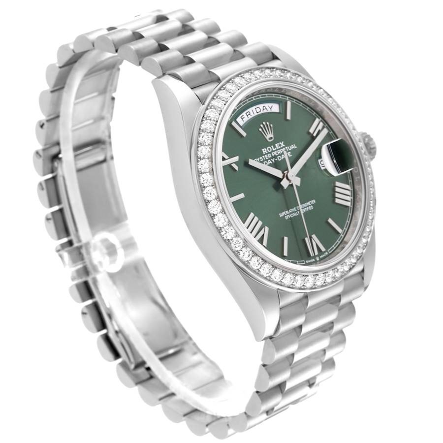 Rolex Day-Date 228238 “Olive Green” Mirror Replica 1: Functional 735