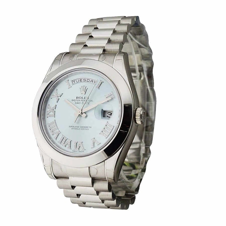 Rolex Day-Date II 218239 “Ice Blue Roman Dial” Masterpiece Replica Comfortable 753
