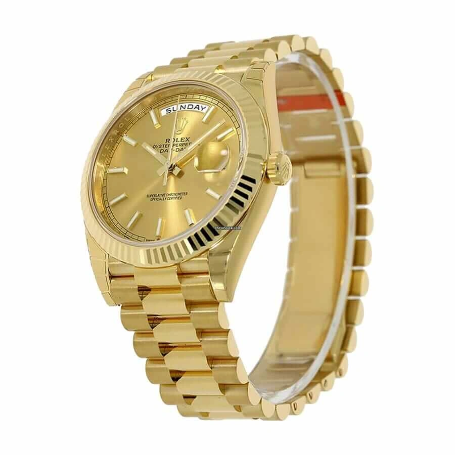 Affordable Rolex Day-Date “Yellow Gold” 228238-003 Pro Clone 1: 693