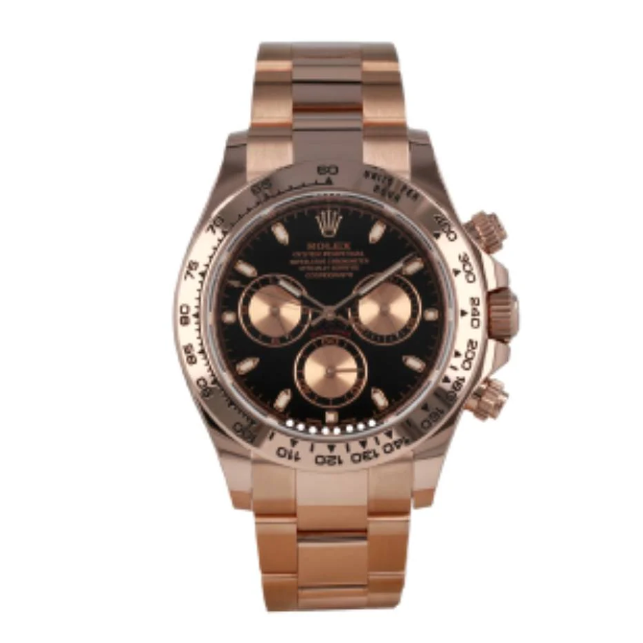 Rolex Daytona 116505 “Everose Black Dial” Supreme Replica Edition Seasonal 768