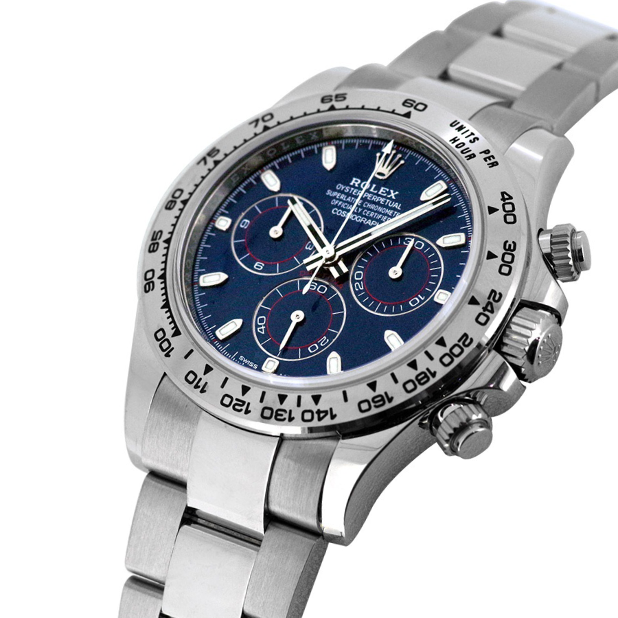 NewStyle Rolex Daytona Cosmograph 116509 “White Gold Blue Dial” Mirror Clone Quality 780