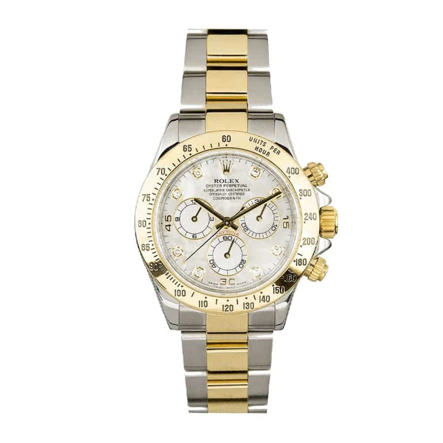 EasyCare Rolex Daytona Two-Tone 116523 “White Dial” Authentic Super Replica 790