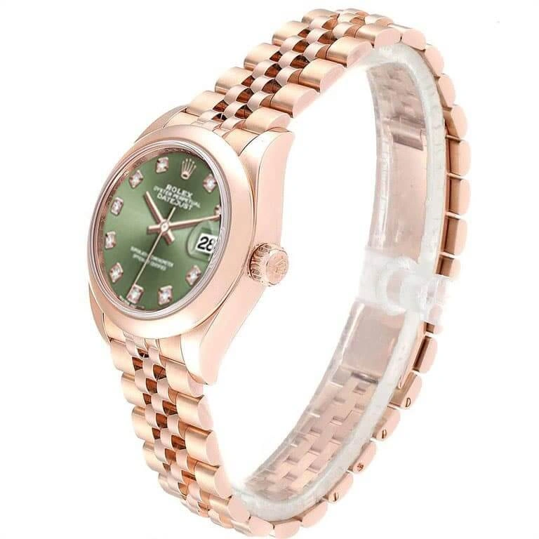 Rolex Lady-Datejust 279165 Green Diamond Dial  Copy 1: FreshLook 833