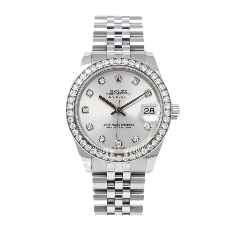 Neat Rolex Lady-Datejust 279381RBR Everose Gold Diamond Bezel Precision Clone 844