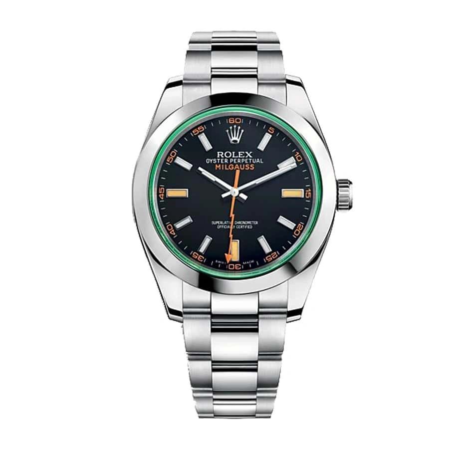 Upgraded Rolex Milgauss 116400GV “Green Crystal” Exceptional Replica 1: 852